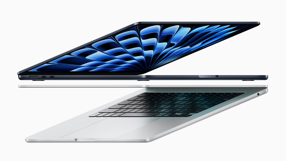 The 13- and 15-inch MacBook Air models featuring the potent M3 chip are unveiled by Apple.